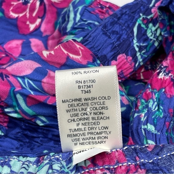 Blair Maxi Dress Floral Short Sleeve Smocking Boho Modest Summer Spring Peasant - Picture 10 of 10